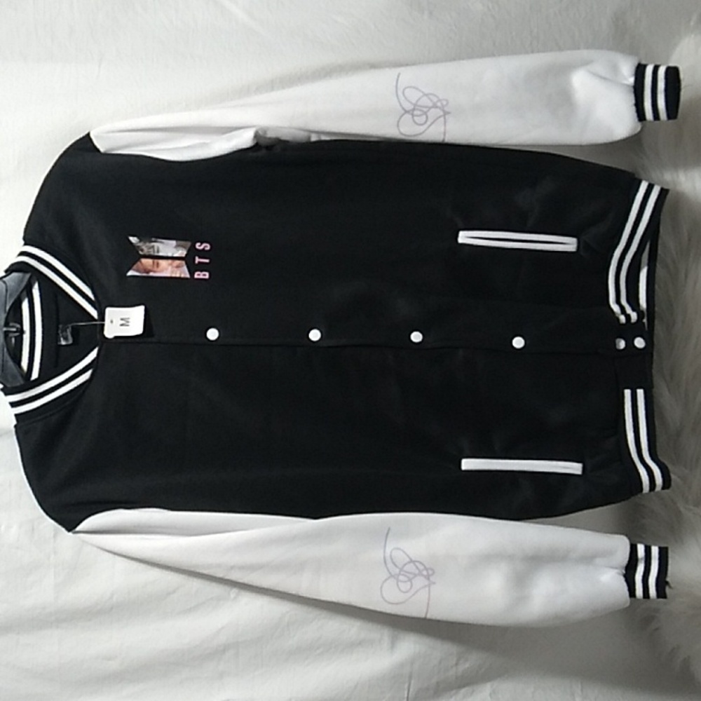 (X3) SALE! New BTS Jimin 95 Button Up Jacket Sz.M Singing Group
